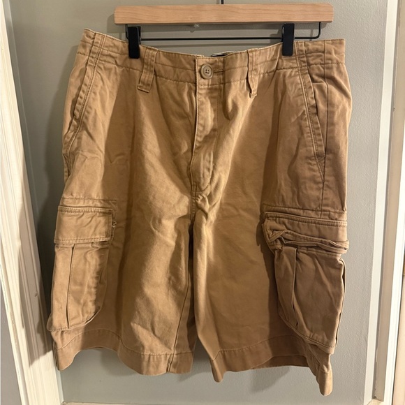 Daniel Cremieux Tan Cargo Shorts with Sturdy Cotton Blend - Picture 10 of 10